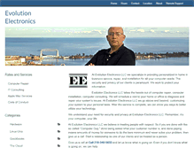 Tablet Screenshot of evolutionelectronics.net